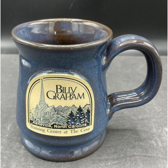 Billy Graham Training Center  Coffee Mug Deneen Pottery Cup Asheville N.Carolina - Picture 1 of 7